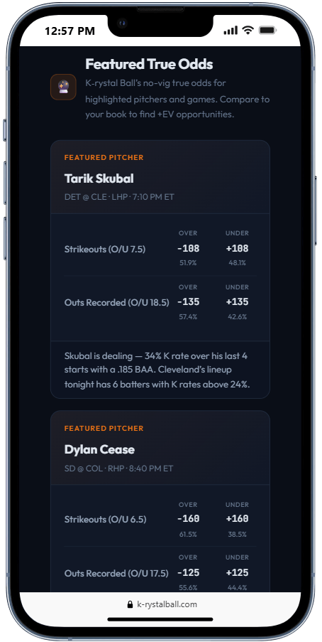 K-rystal Ball Edge Calculator